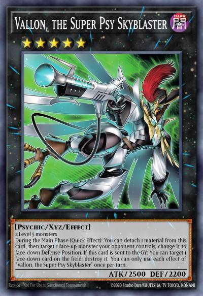 Vallon the Super Psy Skyblaster Common DUAD-EN048 Duelists Advance Yugioh card