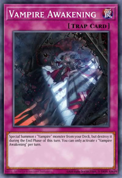 Vampire Awakening Common MP19-EN242 2019 Gold Sarcophagus Tin Mega Pack Yugioh card
