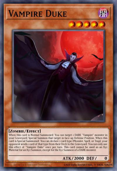 Vampire Duke Rare MP14-EN180 2014 Mega-Tin Mega Pack Yugioh card
