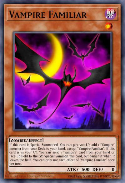Vampire Familiar Common MP19-EN233 2019 Gold Sarcophagus Tin Mega Pack Yugioh card