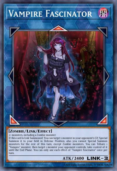 Vampire Fascinator Super Rare BACH-EN048 Battle of Chaos Yugioh card