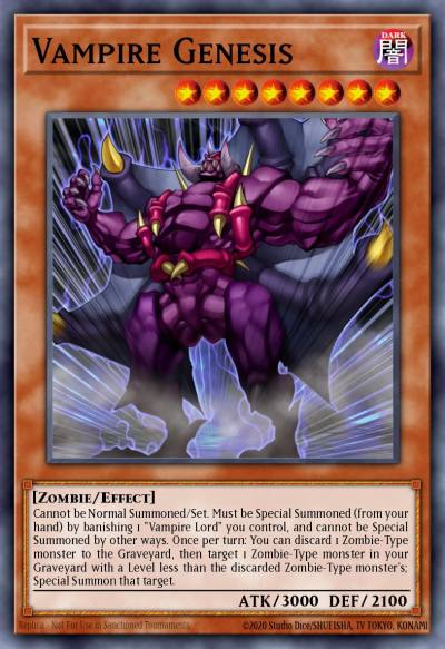 Vampire Genesis Common LCJW-EN198 Legendary Collection 4 Joeys World Mega Pack Yugioh card