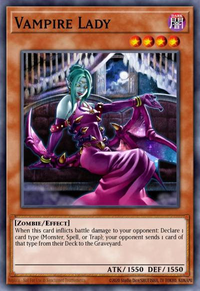 Vampire Lady Common AST-013 Ancient Sanctuary Yugioh card