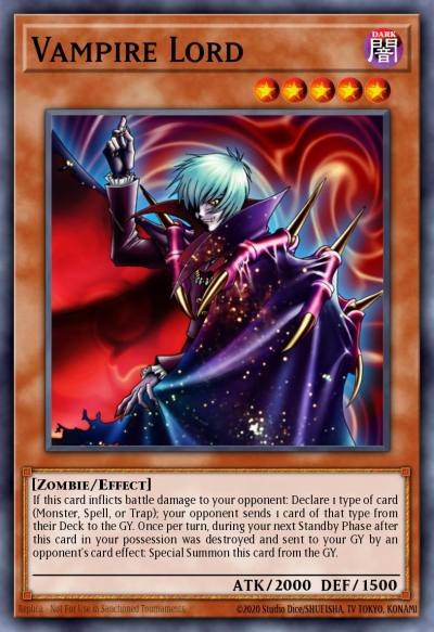 Vampire Lord Common BP01-EN127 Battle Pack Epic Dawn Yugioh card
