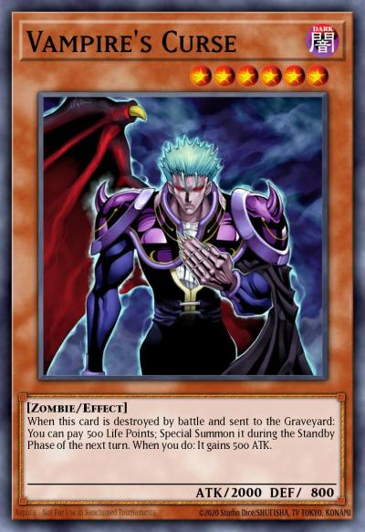 Vampires Curse Rare DL16-EN003 Duelist League 16 participation cards Yugioh card