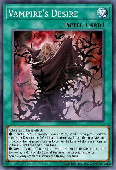 Vampires Desire Common MP19-EN240 2019 Gold Sarcophagus Tin Mega Pack Yugioh card