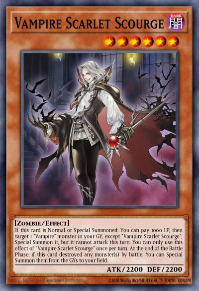 Vampire Scarlet Scourge Common MP19-EN237 2019 Gold Sarcophagus Tin Mega Pack Yugioh card