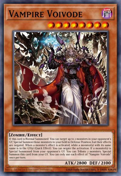 Vampire Voivode Ultra Rare GFTP-EN001 Ghosts From the Past Yugioh card