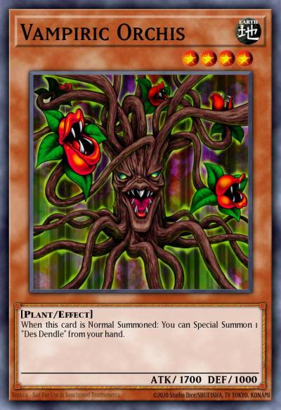 Vampiric Orchis Common DR1-EN069 Dark Revelation Volume 1 Yugioh card