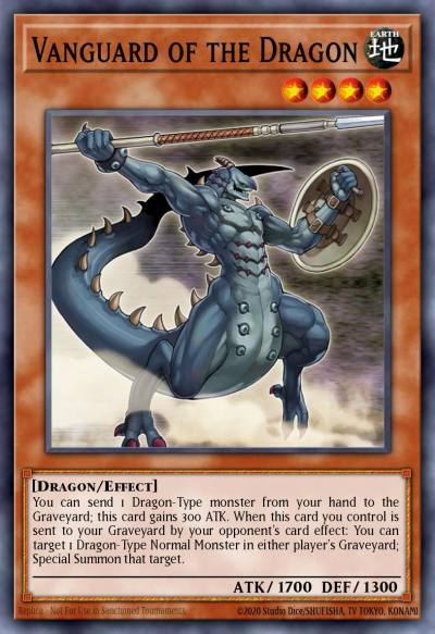 Vanguard of the Dragon Rare BP03-EN060 Battle Pack 3 Monster League Yugioh card