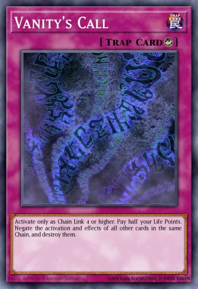 Vanitys Call Common CDIP-EN059 Cyberdark Impact Yugioh card