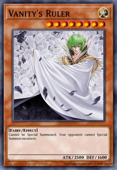Vanitys Ruler Common CP08-EN018 Champion Pack Game Eight Yugioh card