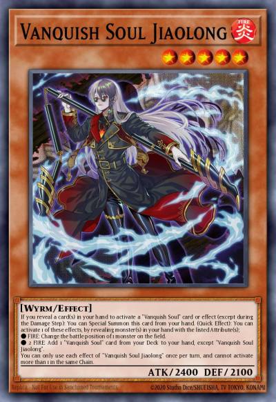 Vanquish Soul Jiaolong Quarter Century Secret Rare AGOV-EN018 Age of Overlord Yugioh card