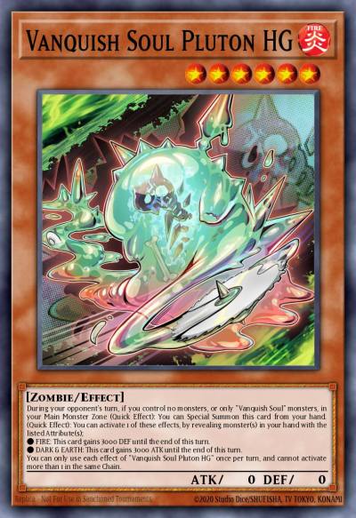 Vanquish Soul Pluton HG Super Rare WISU-EN020 Wild Survivors Yugioh card