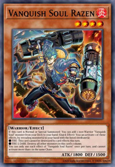Vanquish Soul Razen Prismatic Secret Rare MP24-EN139 25th Anniversary Tin Dueling Mirrors Yugioh card