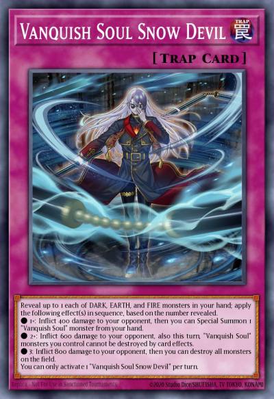 Vanquish Soul Snow Devil Ultra Rare MP24-EN245 25th Anniversary Tin Dueling Mirrors Yugioh card