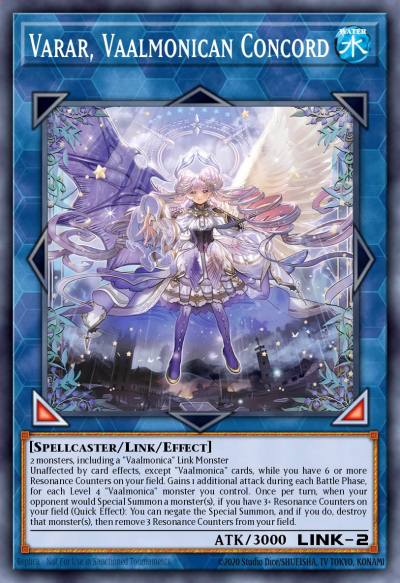 Varar Vaalmonican Concord Super Rare INFO-EN049 The Infinite Forbidden Yugioh card