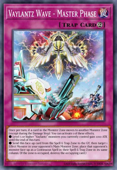 Vaylantz Wave - Master Phase Common DUNE-EN074 Duelist Nexus Yugioh card