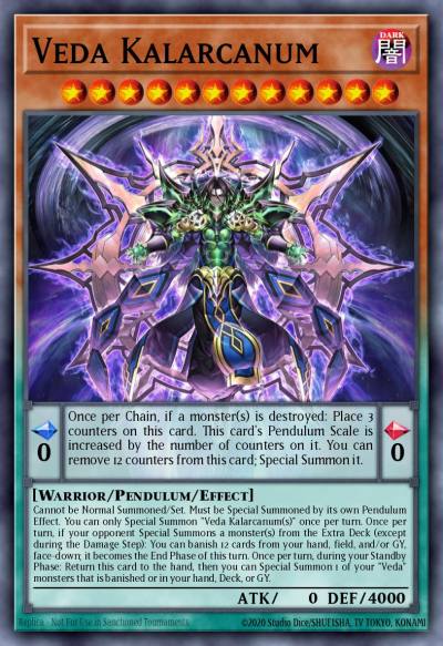 Veda Kalarcanum Super Rare AGOV-EN005 Age of Overlord Yugioh card