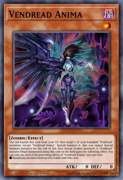 Vendread Anima Common MP19-EN056 2019 Gold Sarcophagus Tin Mega Pack Yugioh card
