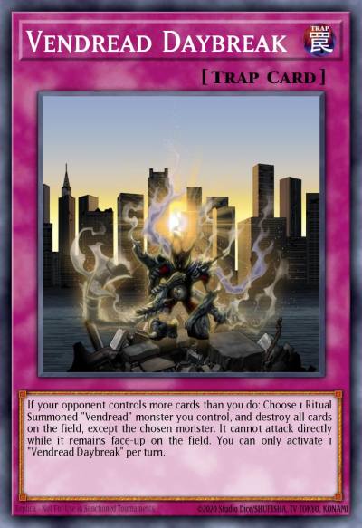 Vendread Daybreak Common MP19-EN059 2019 Gold Sarcophagus Tin Mega Pack Yugioh card