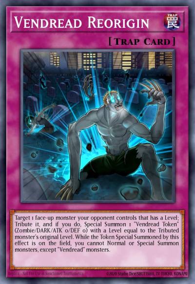 Vendread Reorigin Secret Rare MP18-EN090 2018 Mega-Tin Mega Pack Yugioh card