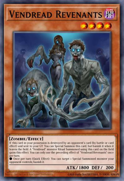 Vendread Revenants Common COTD-EN083 Code of the Duelist Yugioh card