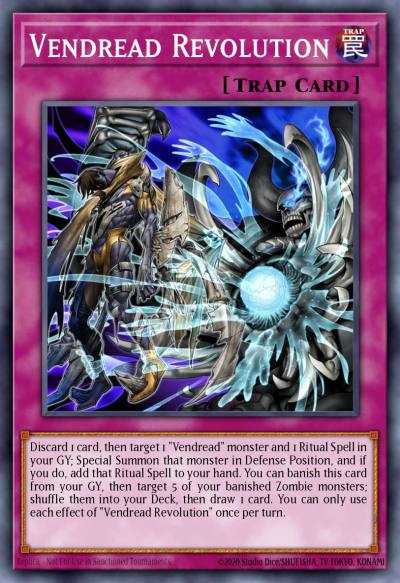 Vendread Revolution Super Rare EXFO-EN085 Extreme Force Yugioh card