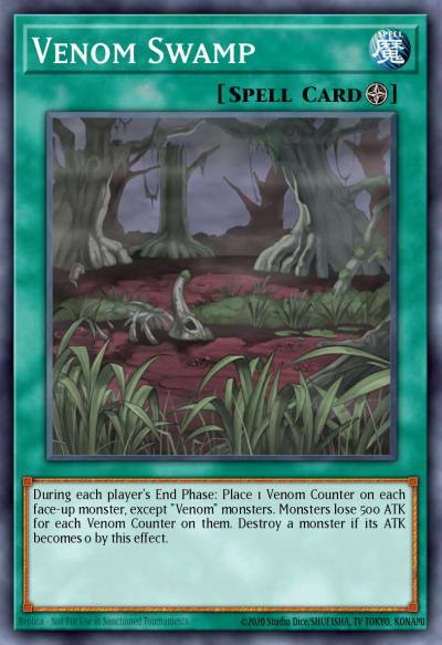 Venom Swamp Common LCGX-EN216 Legendary Collection 2 The Duel Academy Years Mega Pack Yugioh card