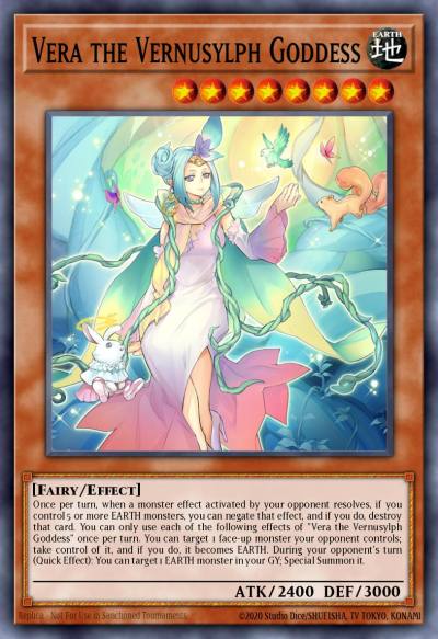 Vera the Vernusylph Goddess Ultra Rare DABL-EN025 Darkwing Blast Yugioh card