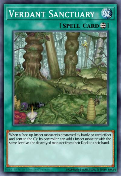 Verdant Sanctuary Common CRMS-EN060 Crimson Crisis Yugioh card
