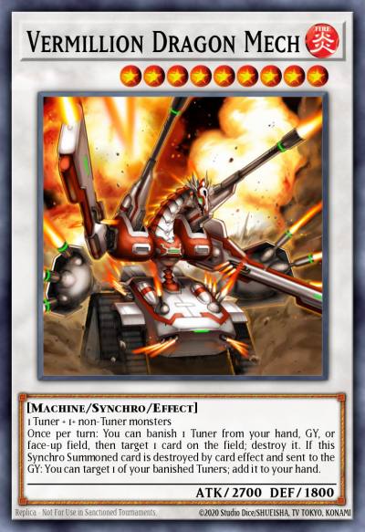 Vermillion Dragon Mech Ultra Rare DUDE-EN015 Duel Devastator Yugioh card
