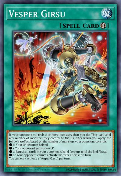 Vesper Girsu Common MP25-EN391 2025 Mega-Pack Tin Yugioh card