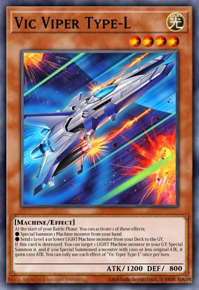 Vic Viper Type-L Common BPRO-EN020 Burst Protocol Yugioh card