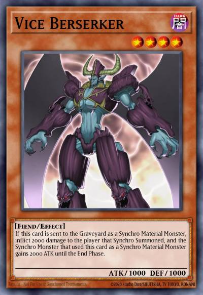 Vice Berserker Common STBL-EN008 Starstrike Blast Yugioh card