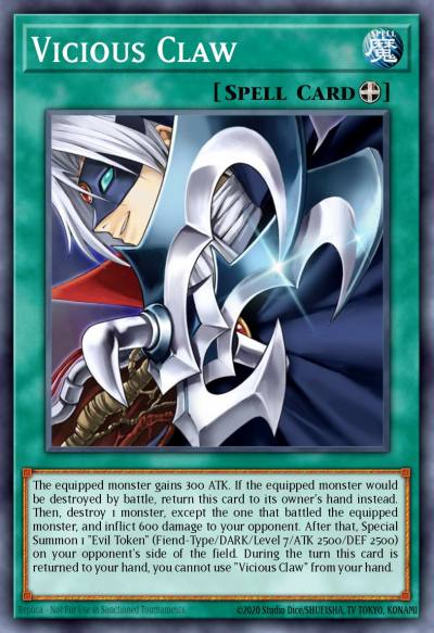 Vicious Claw Short Print PTDN-EN047 Phantom Darkness Yugioh card