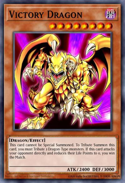 Victory Dragon Secret Rare RP02-EN098 Retro Pack 2 Yugioh card