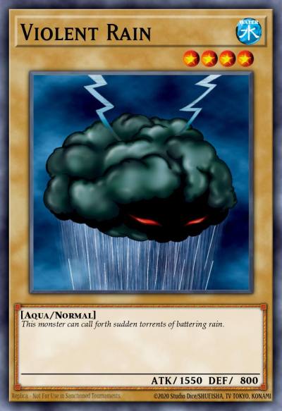 Violent Rain Common TP8-EN015 Tournament Pack 8 Yugioh card