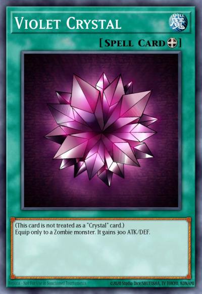 Violet Crystal Short Print LOB-042 Legend of Blue Eyes White Dragon Yugioh card