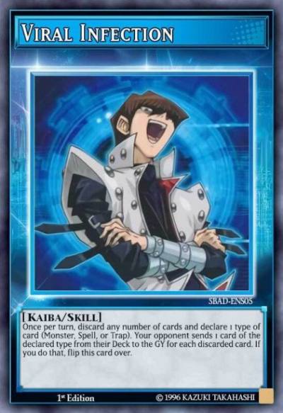 Viral Infection Ultra Rare SBAD-ENS05 Speed Duel Attack from the Deep Yugioh card