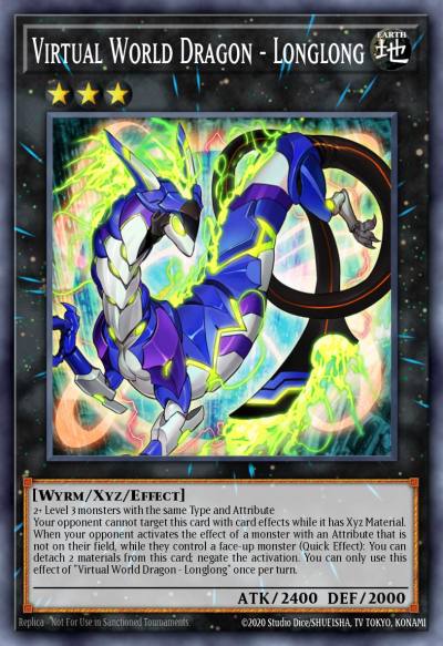 Virtual World Dragon - Longlong Rare MP21-EN222 2021 Tin of Ancient Battles Yugioh card