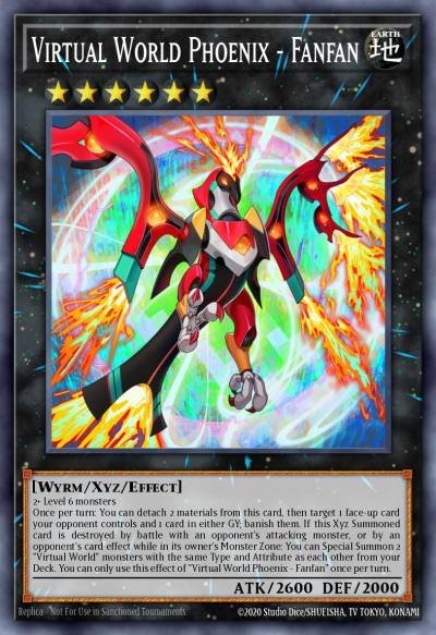 Virtual World Phoenix - Fanfan Rare MP21-EN193 2021 Tin of Ancient Battles Yugioh card