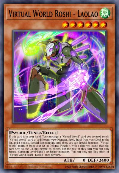 Virtual World Roshi - Laolao Prismatic Secret Rare MP21-EN174 2021 Tin of Ancient Battles Yugioh card