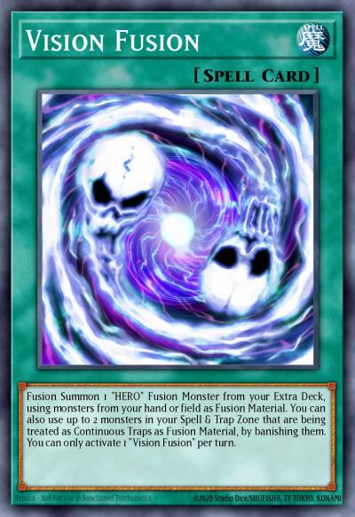 Vision Fusion Common BLC1-EN086 Battles of Legend Chapter 1 Yugioh card