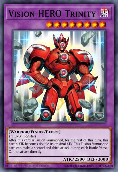 Vision HERO Trinity Common BLC1-EN099 Battles of Legend Chapter 1 Yugioh card