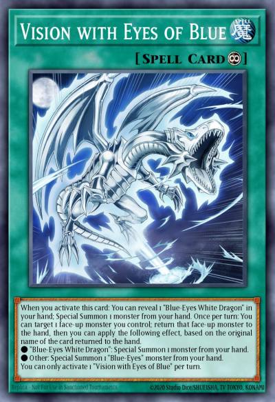 Vision with Eyes of Blue Prismatic Secret Rare MP23-EN026 25th Anniversary Tin Dueling Heroes Mega Pack Yugioh card