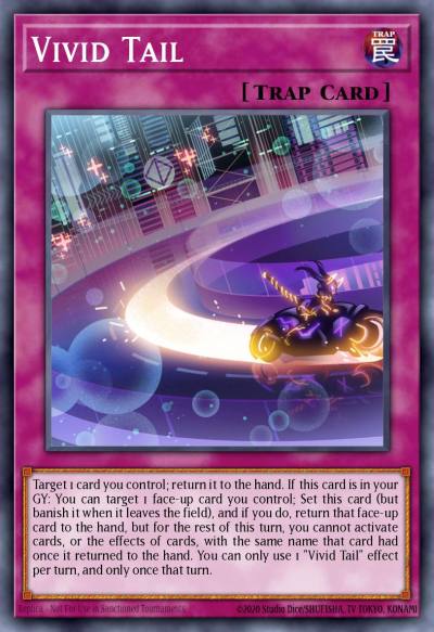 Vivid Tail Common DIFO-EN080 Dimension Force Yugioh card
