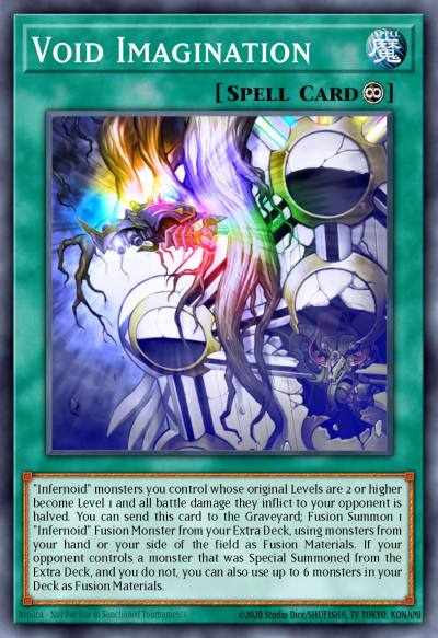 Void Imagination Secret Rare BLTR-EN101 Battles of Legend Terminal Revenge Yugioh card
