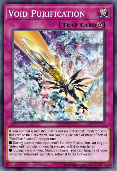 Void Purification Rare CROS-EN073 Crossed Souls Yugioh card