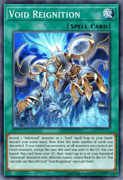 Void Reignition Ultra Rare BLTR-EN015 Battles of Legend Terminal Revenge Yugioh card
